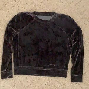 Lululemon Women Crew Velour Sweatshirt Size 6